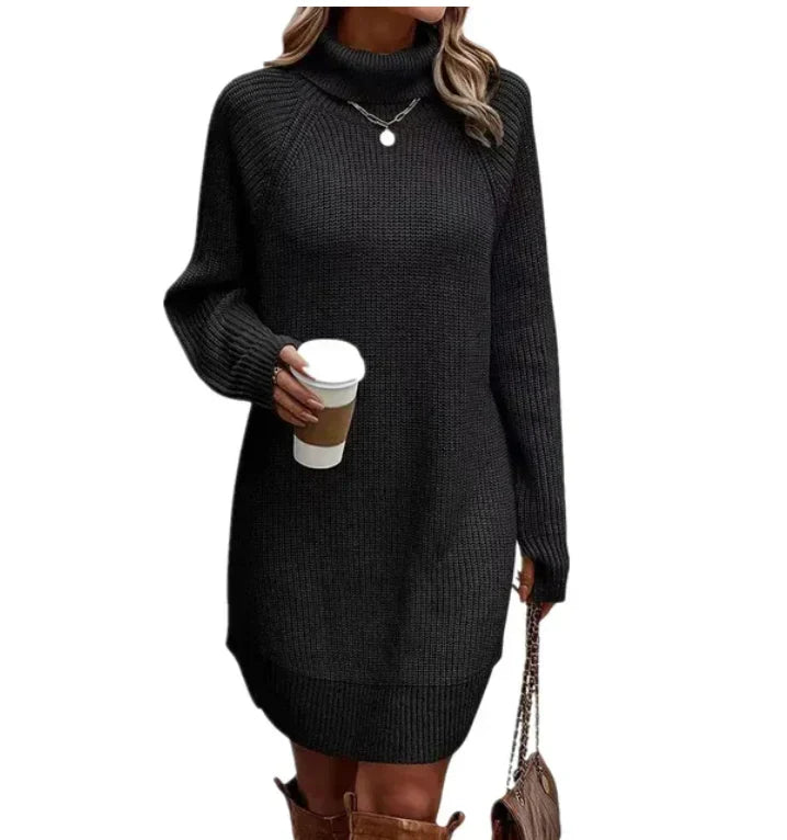 Women's Elegant Knit Dress | Midi