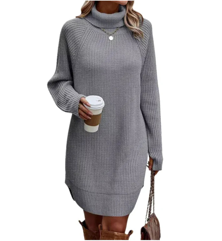 Women's Elegant Knit Dress | Midi