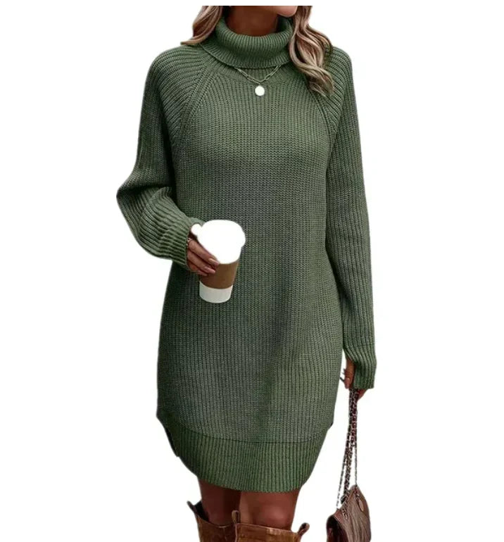 Women's Elegant Knit Dress | Midi
