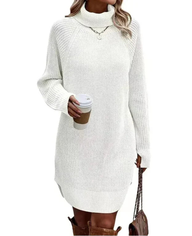 Women's Elegant Knit Dress | Midi