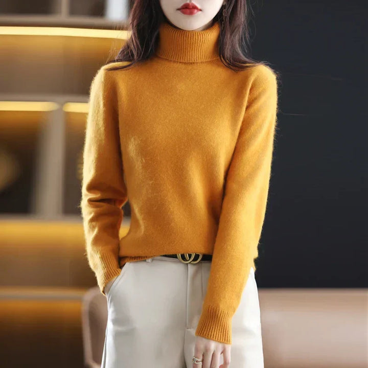 Women's Warm Turtleneck Sweater | Elegant