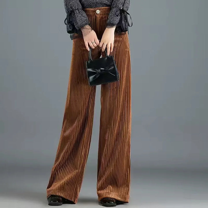 Women's Elegant Cord Trousers | Long