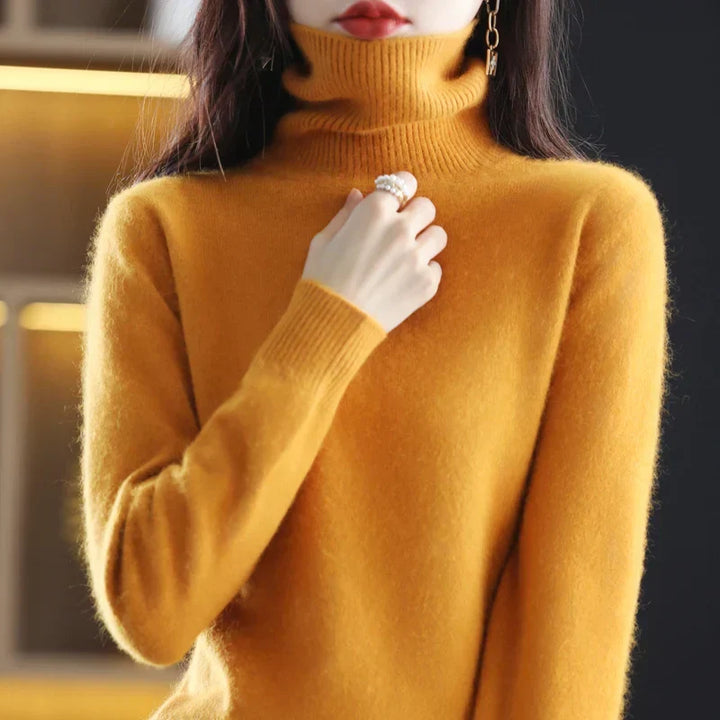 Women's Warm Turtleneck Sweater | Elegant