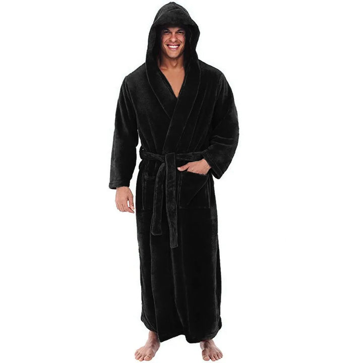 Men's Hooded Bathrobe | Long