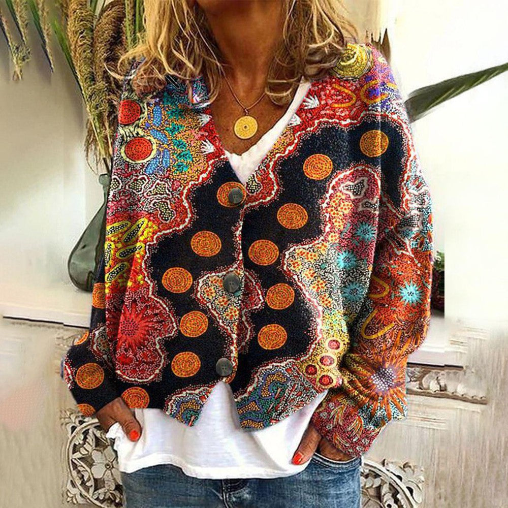 Ladies' Knit Cardigan | Colorful