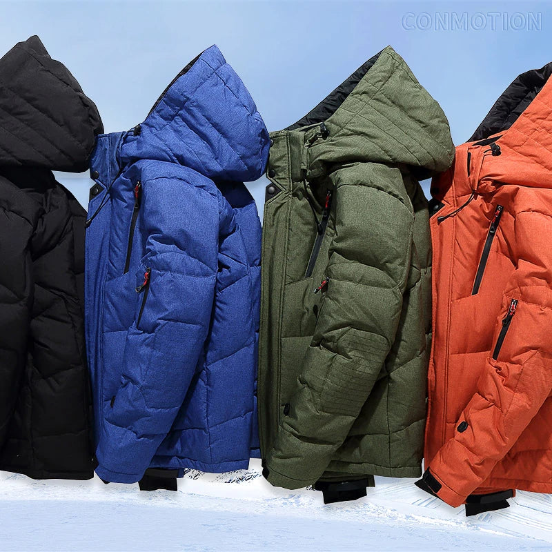 Men's Long Winter Jacket | Warm