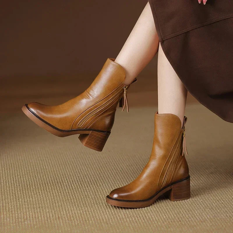 Women's High Ankle Boots | Elegant