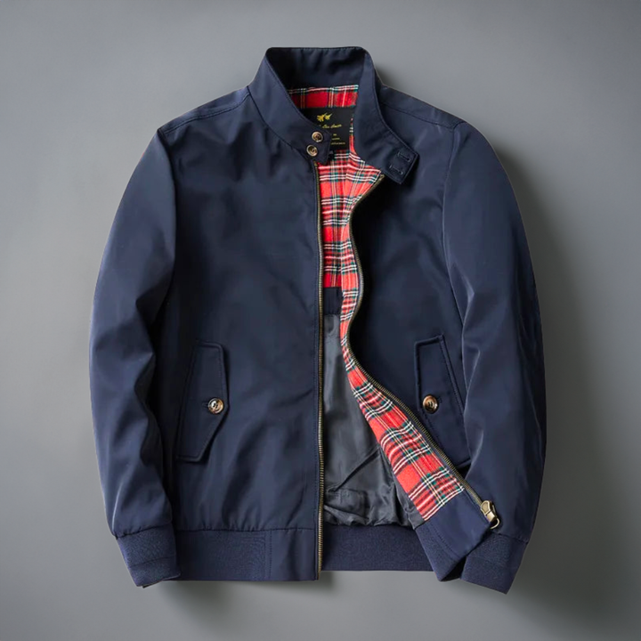 Men's Bomber Winter Jacket | With Check Lining