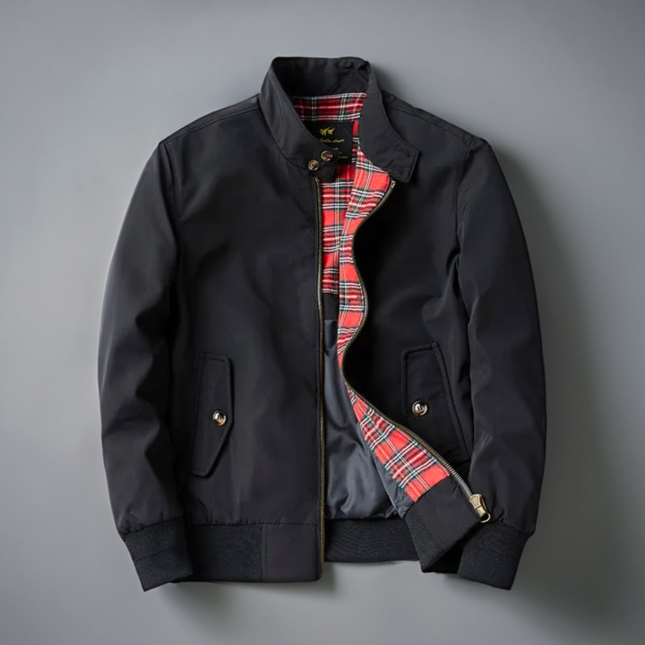 Men's Bomber Winter Jacket | With Check Lining