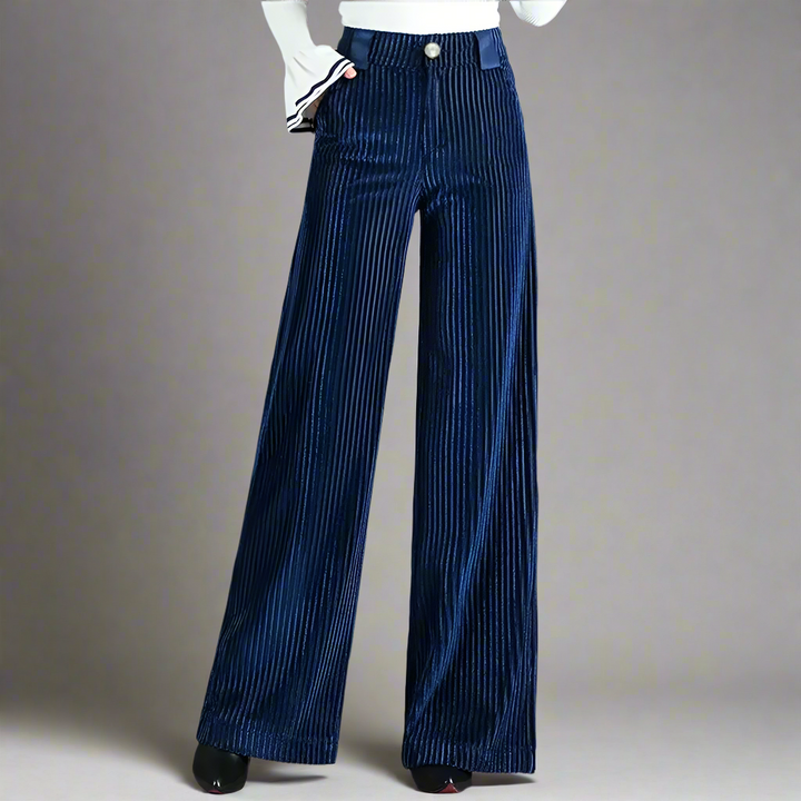 Women's Elegant Cord Trousers | Long
