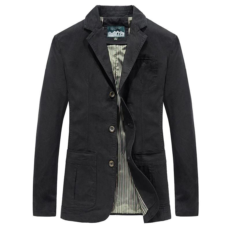 Men's Casual Lightweight Blazer | Distressed Style