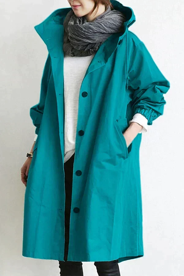 Women's Long Raincoat | Winter