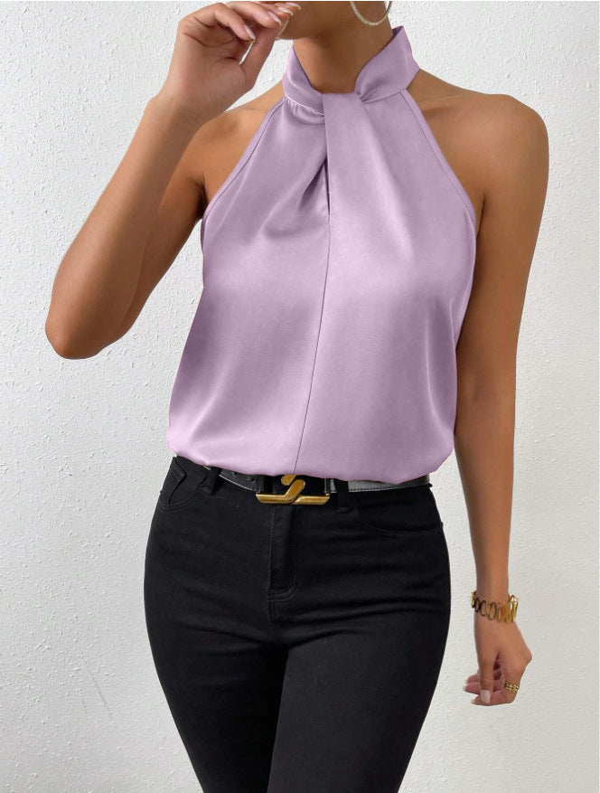 Women's Party Halter Top | Sleeveless