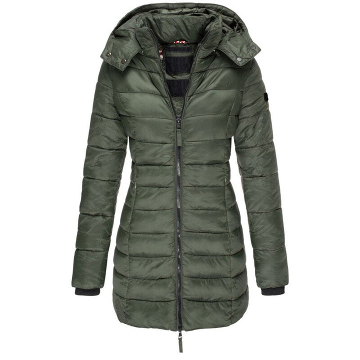 Women's Quilted Winter Jacket | Long