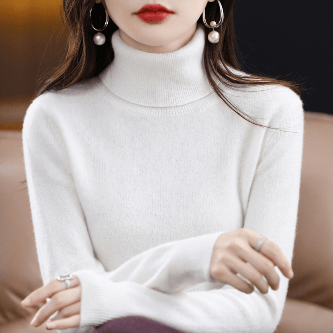 Women's Turtleneck Sweater | Cashmere