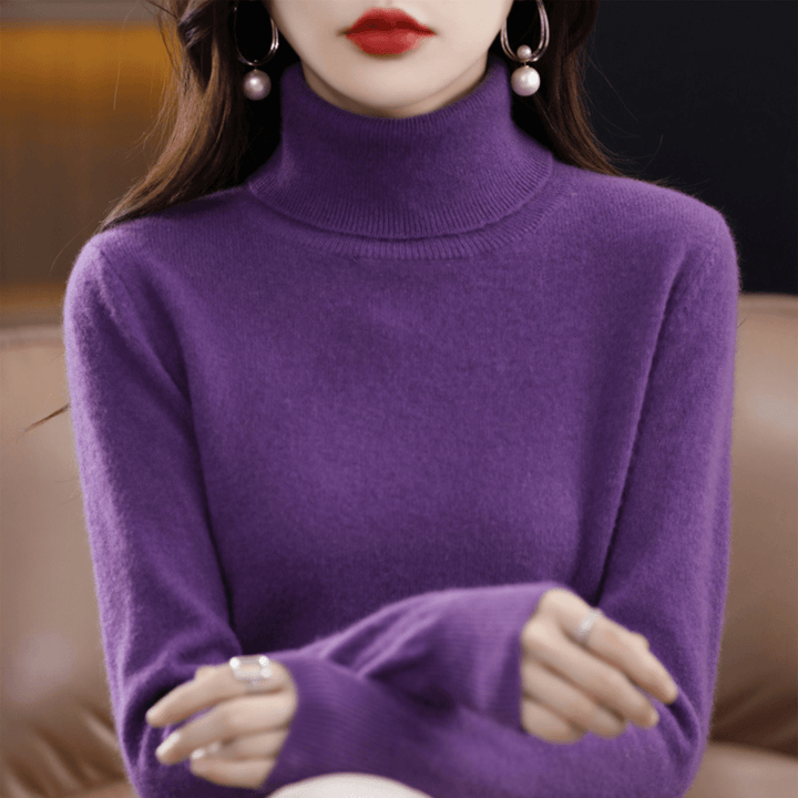 Women's Turtleneck Sweater | Cashmere