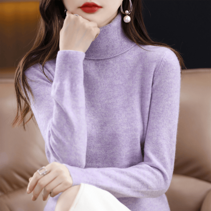 Women's Turtleneck Sweater | Cashmere