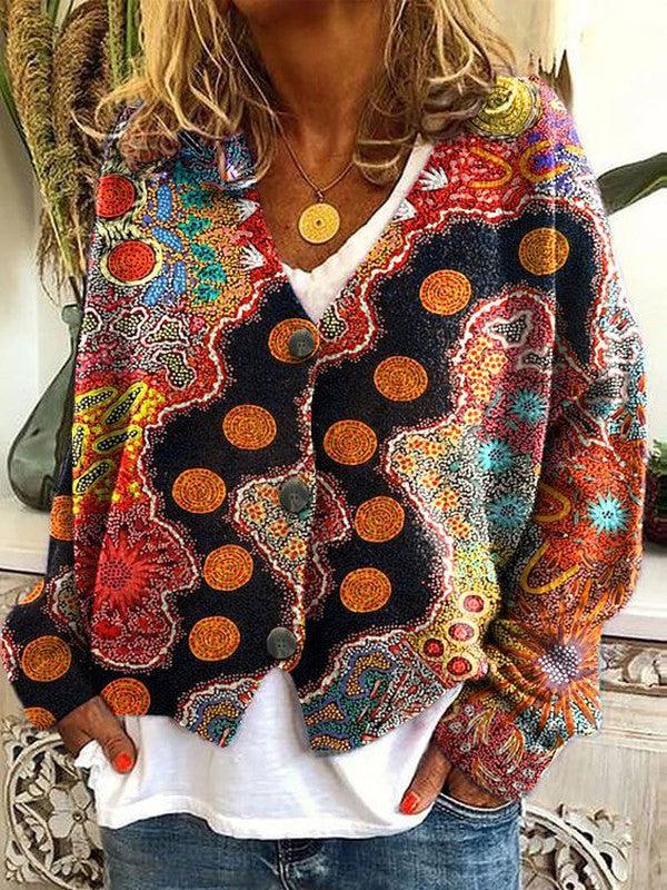 Ladies' Knit Cardigan | Colorful