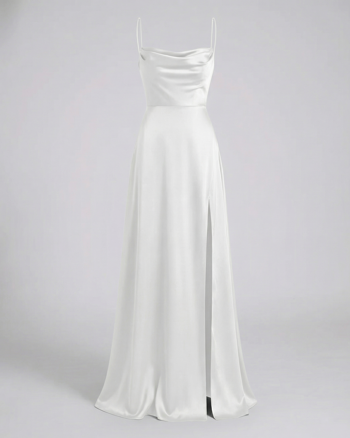 Women's Evening Dress with High Slit | Maxi