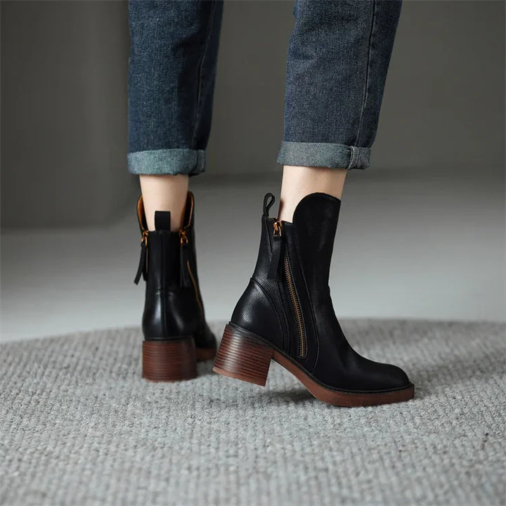 Women's High Ankle Boots | Elegant