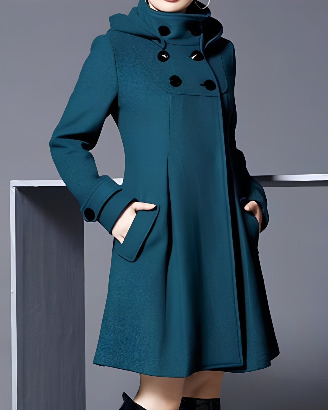 Women's Elegant Long Coat | Winter
