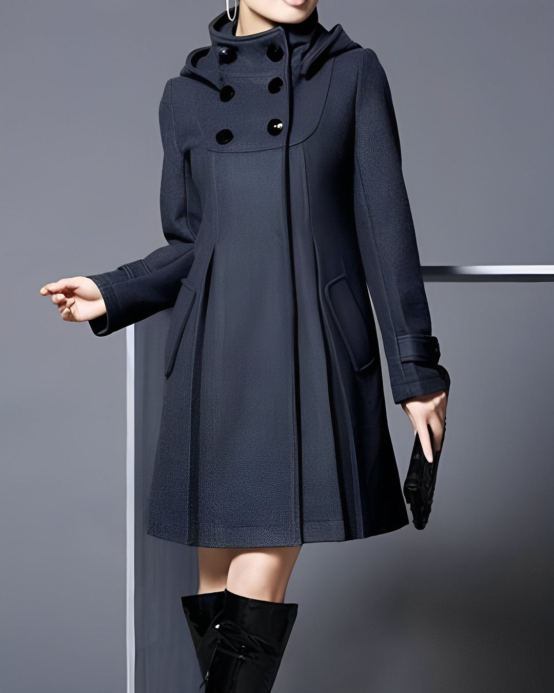 Women's Elegant Long Coat | Winter