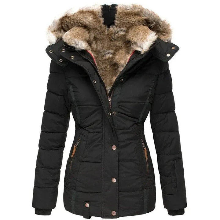 Women's Warm Long Winter Jacket | Fleece