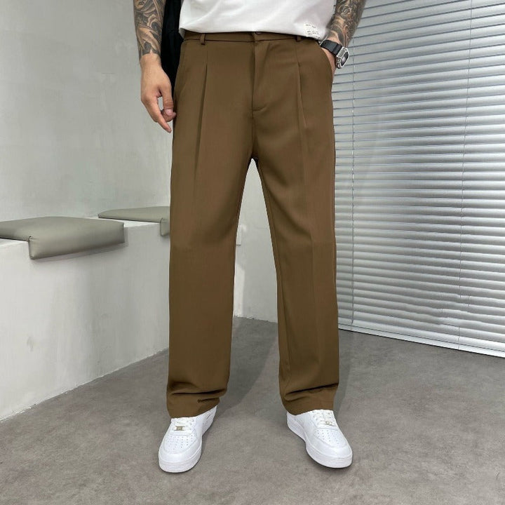 Men's Pleated Summer Pants | Relaxed Fit