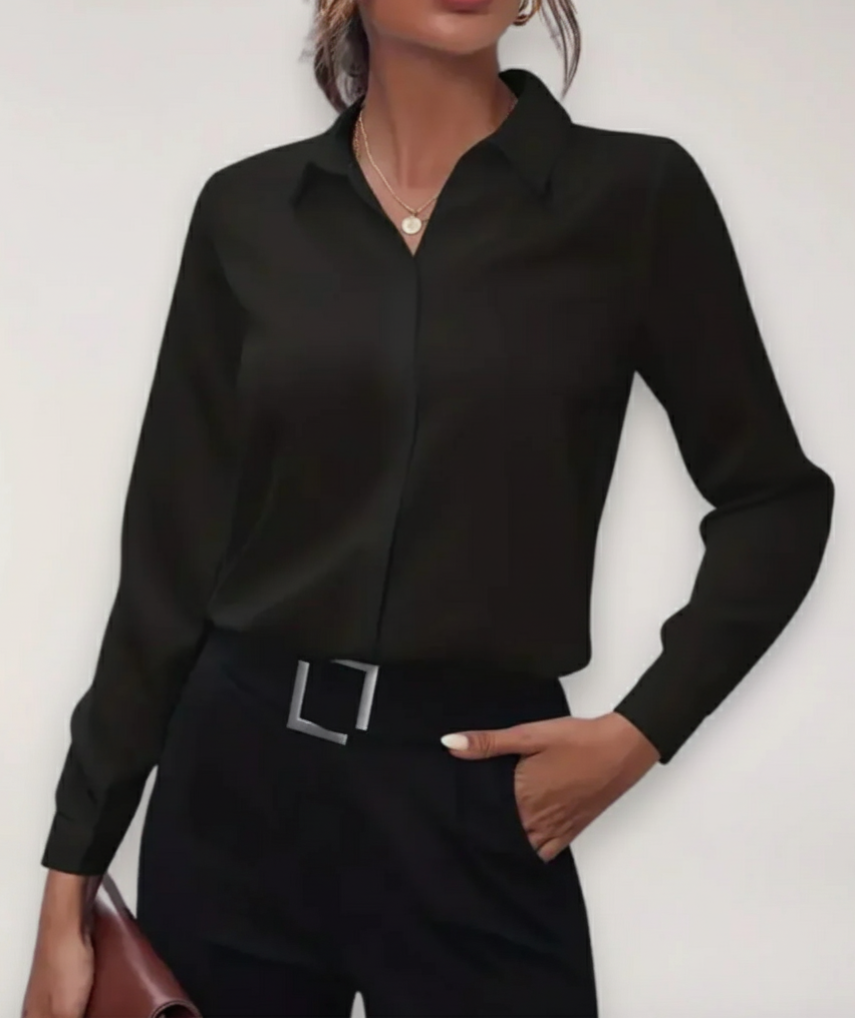 Women's Tailored Blouse | Button-Up