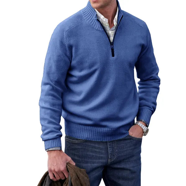 Men's Elegant Sweater | Zipper