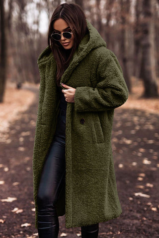 Women’s Long Teddy Coat | Winter