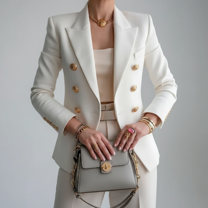 Women's Double-Breasted Blazer | Slim Fit