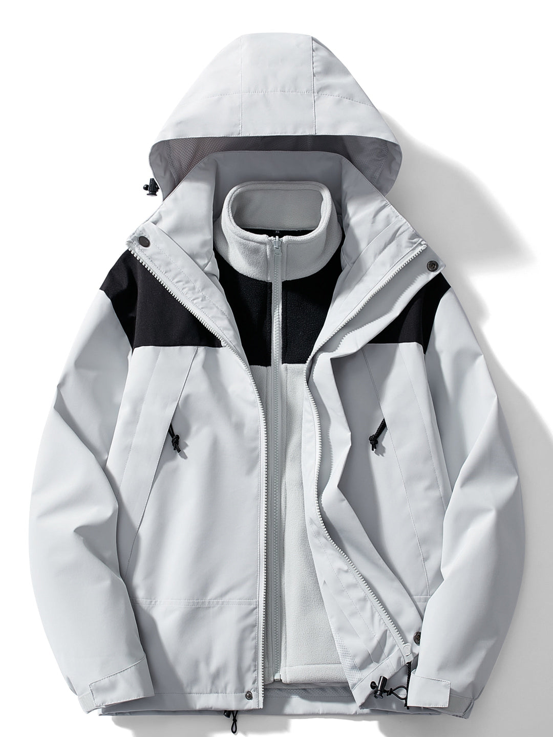 Men's Fleece Short Winter Jacket | Warm