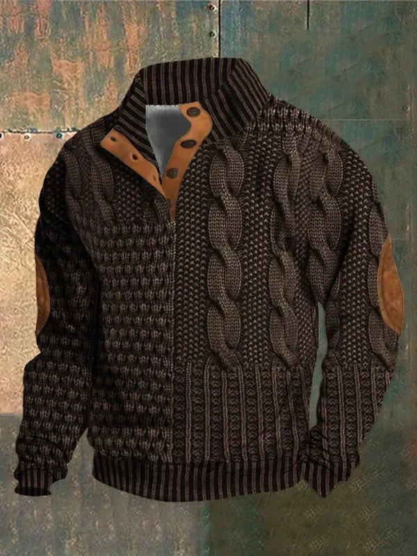 Men's Chunky Knit Sweater | Warm