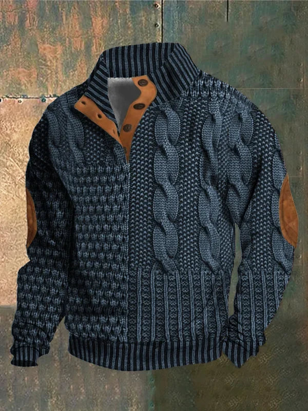 Men's Chunky Knit Sweater | Warm