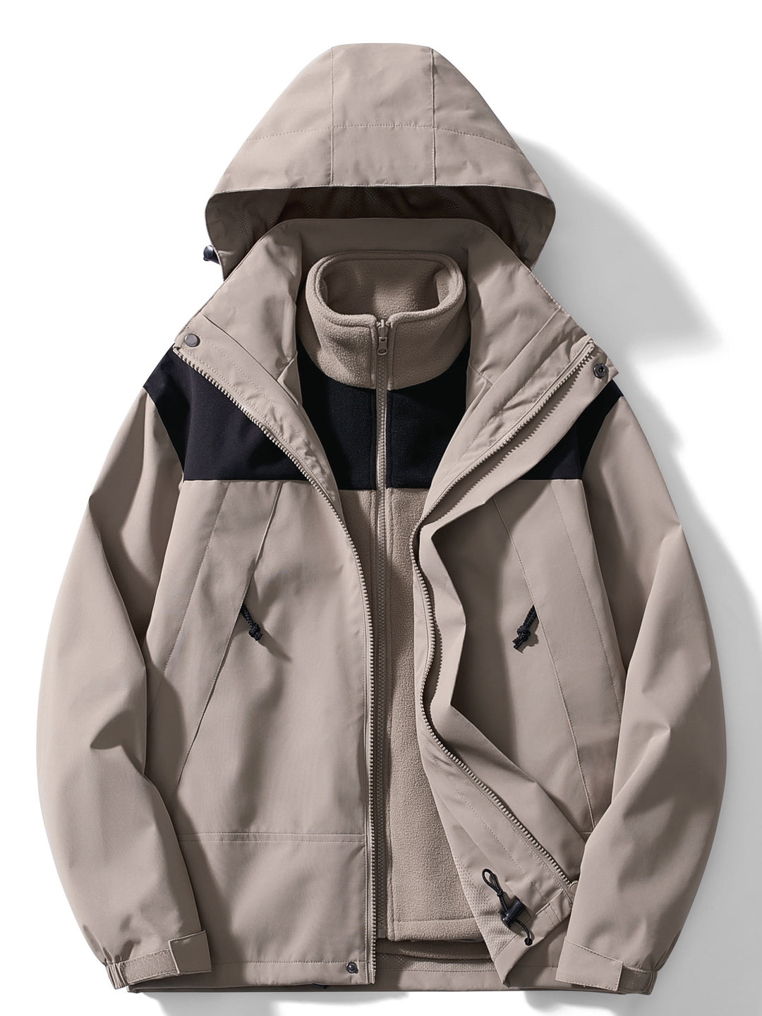 Men's Fleece Short Winter Jacket | Warm