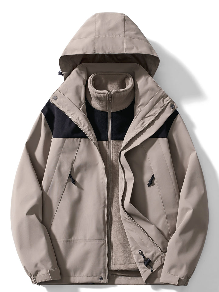 Men's Fleece Short Winter Jacket | Warm