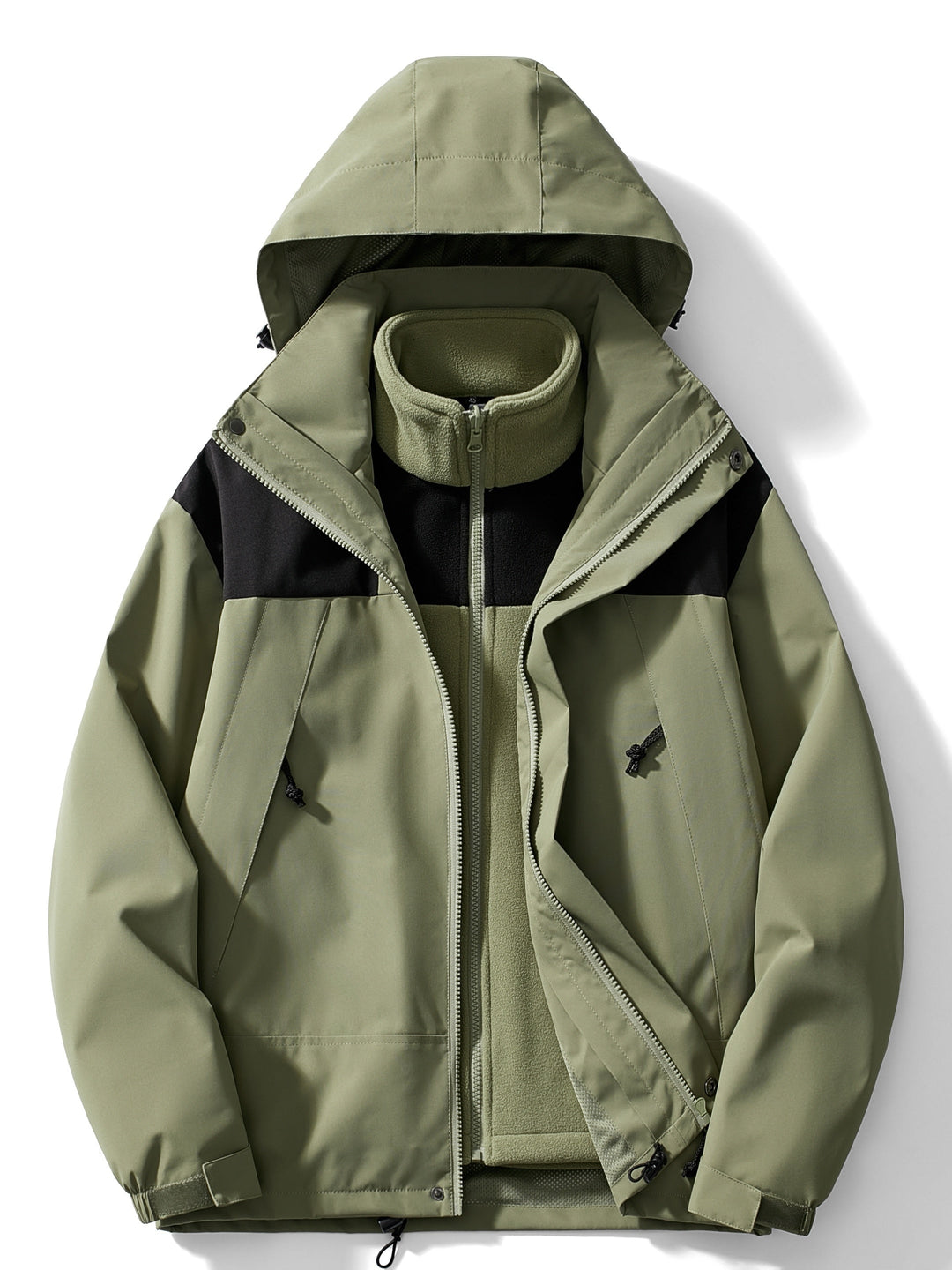 Men's Fleece Short Winter Jacket | Warm