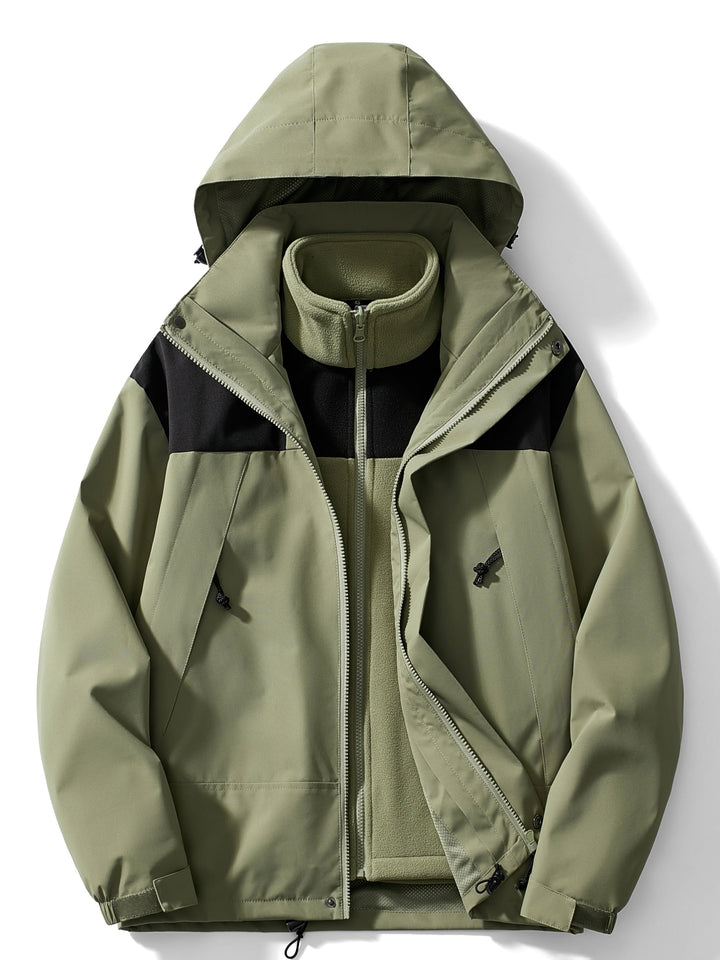 Men's Fleece Short Winter Jacket | Warm