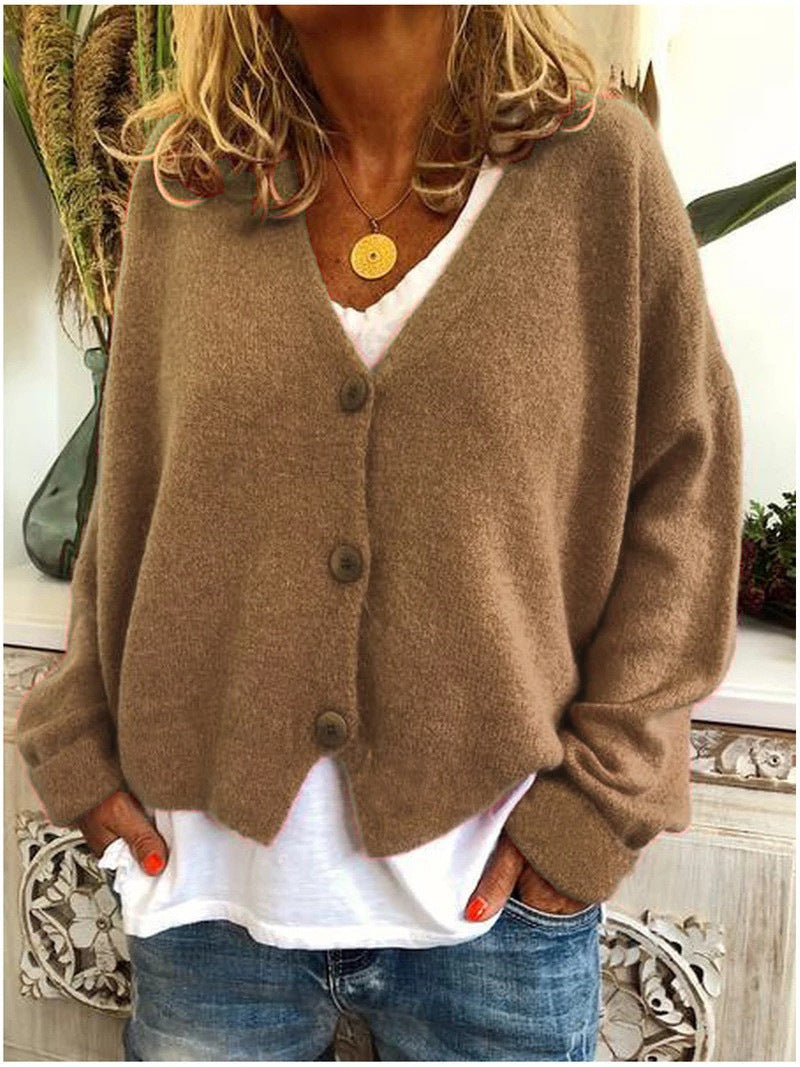 Women's V-Neck Cardigan | Knit