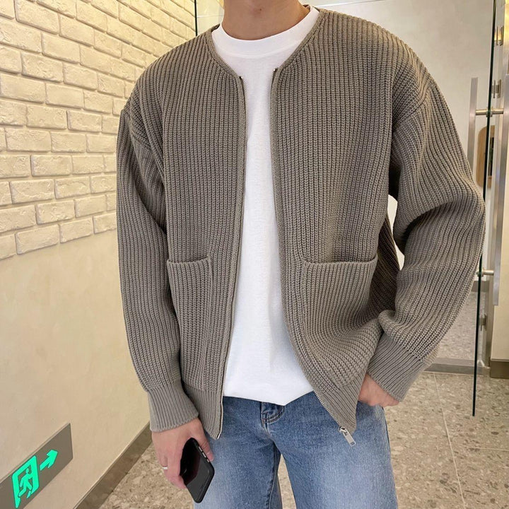 Men's Knit Winter Jacket | Short