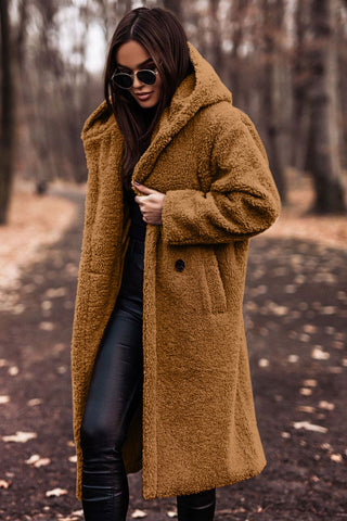 Women’s Long Teddy Coat | Winter