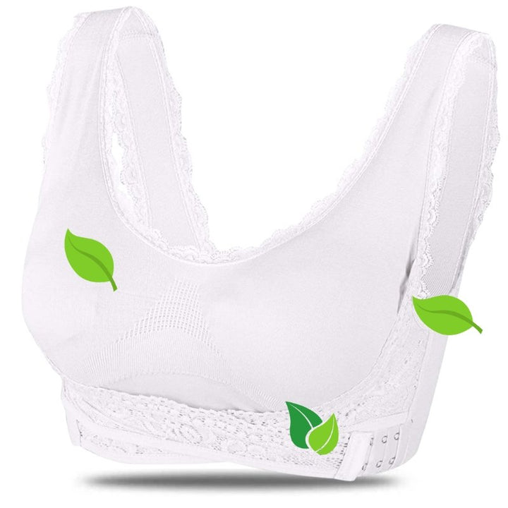 Women's Wireless Sports Bra | With Crossed Front Closure