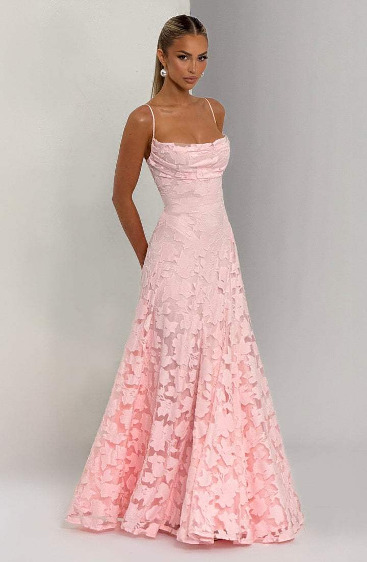 Women's Spaghetti Strap Wedding Guest Dress | Maxi