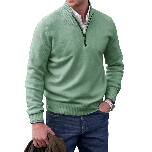 Men's Elegant Sweater | Zipper