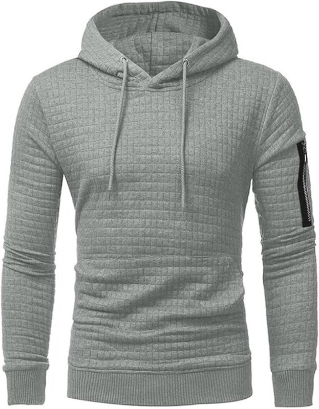 Men's Side Zipper Hoodie | Slimming