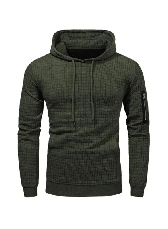 Men's Side Zipper Hoodie | Slimming