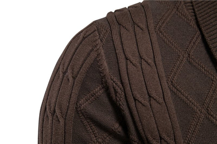 Men's V-Neck Cardigan | Knitting
