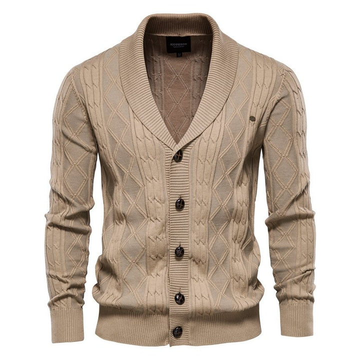 Men's V-Neck Cardigan | Knitting
