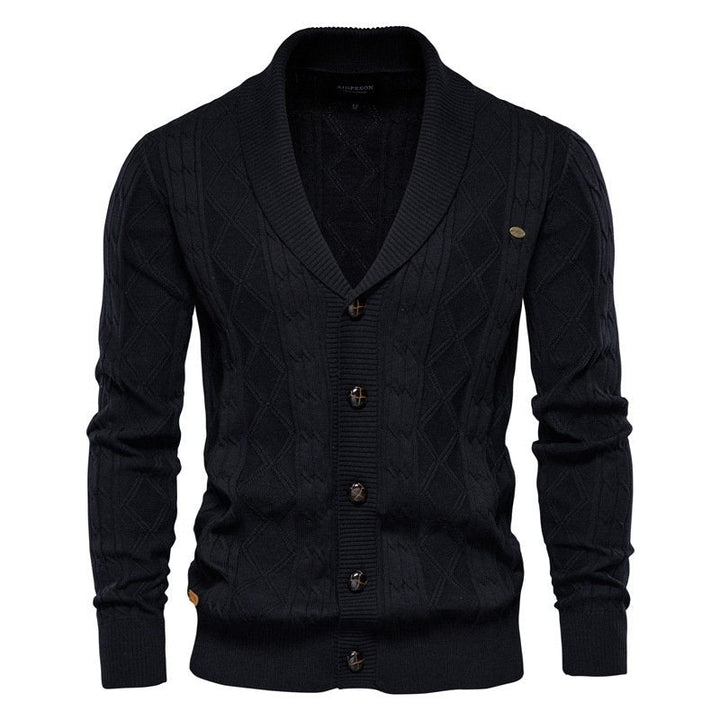 Men's V-Neck Cardigan | Knitting